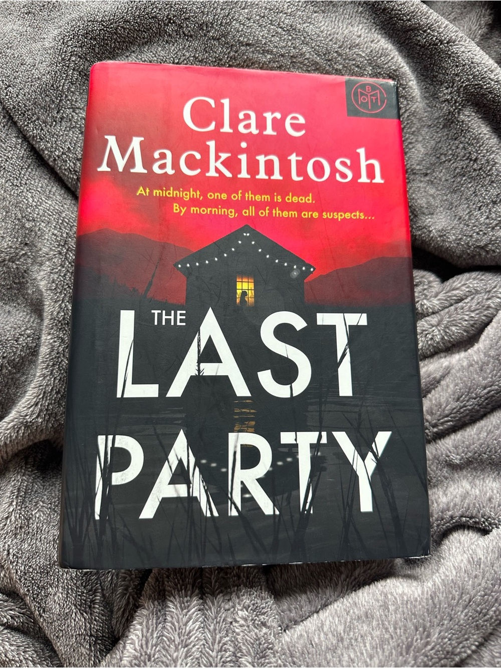The Last Party Hardcover Book - Red & Black